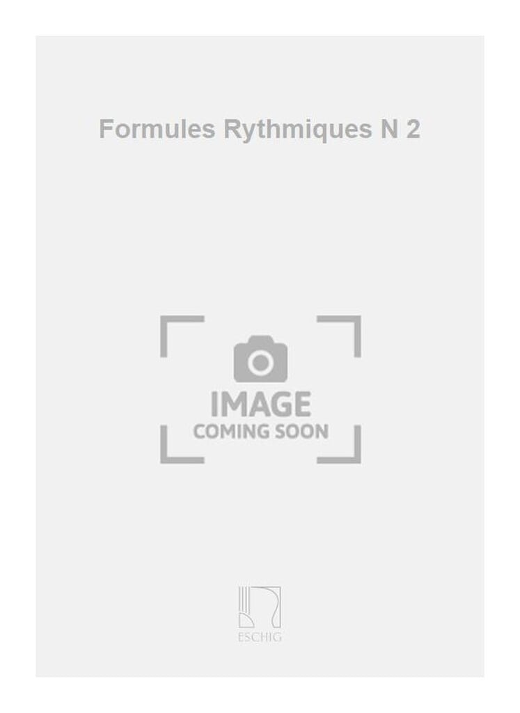 Formules Rythmiques N 2